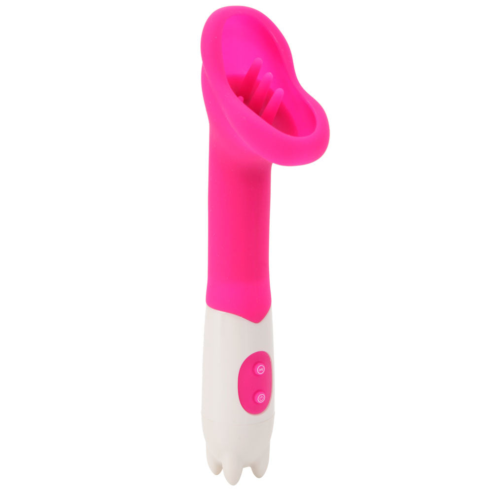 12-Frequency Multi-level Speed Waterproof Automatic Vibrator Masturbation Brush Rose Red