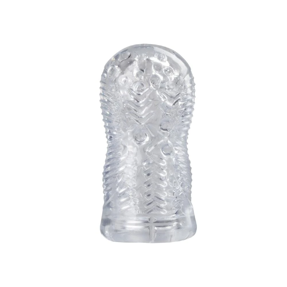 5.5¡± Clear Male Masturbator with Larger Accommodating Zone