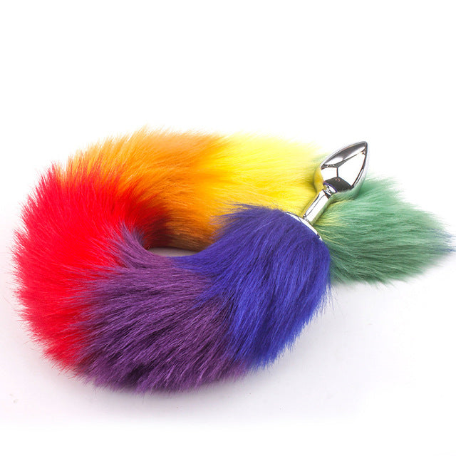 Metal Anal Plug Fox Tail Butt Plug Erotic Anus Sex Toys for Woman & Men Sexy Butt Plug