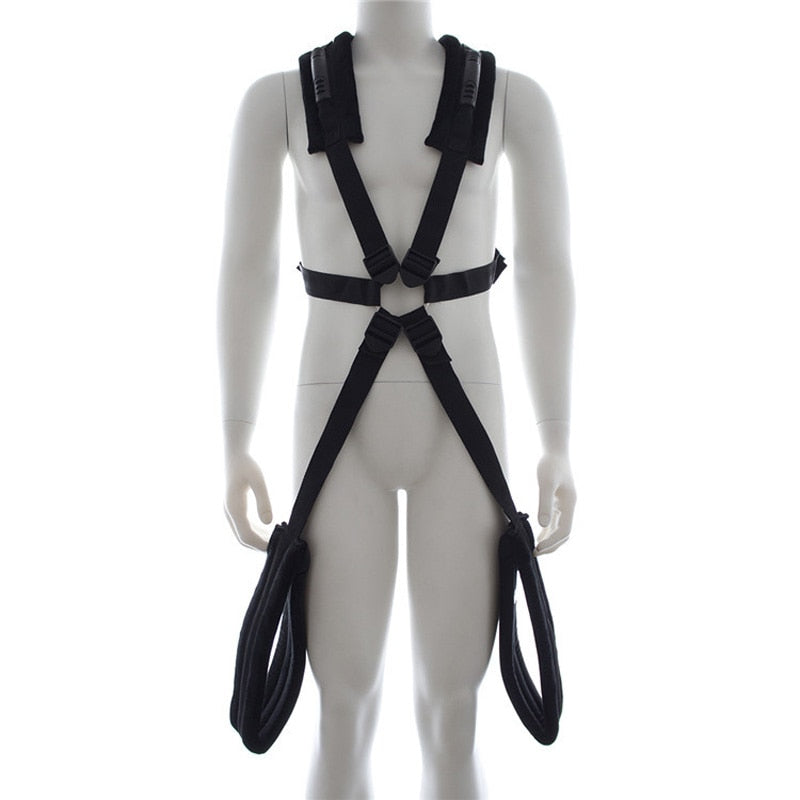 Fashion Men Punk Rivet Harness Body Bondage Cage Bustier Corset Sculpting Belt Braces Pants Sexy Male Decoration