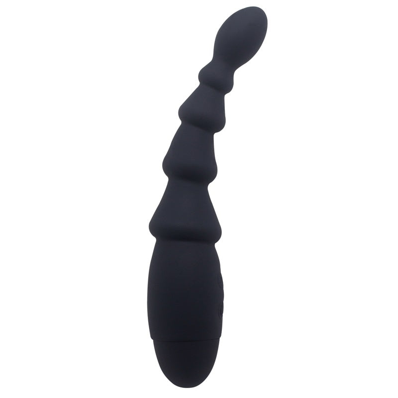 Silicone Female 10 Speed Powerful Probe Bendable G Spot Vibrator Anal Plug Beads Vibration