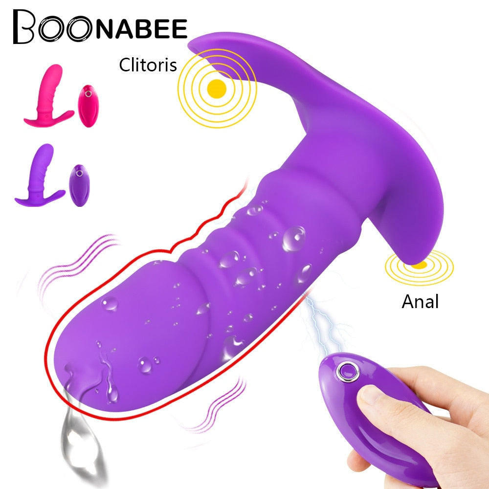 Strap-on Dildo Vibrator Masturbator Wireless Control USB Rechargeable Masturbator
