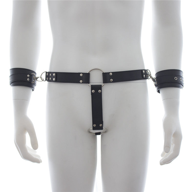 Chastity Belt Underwear Handcuffs Erotic Sex Toys For Men