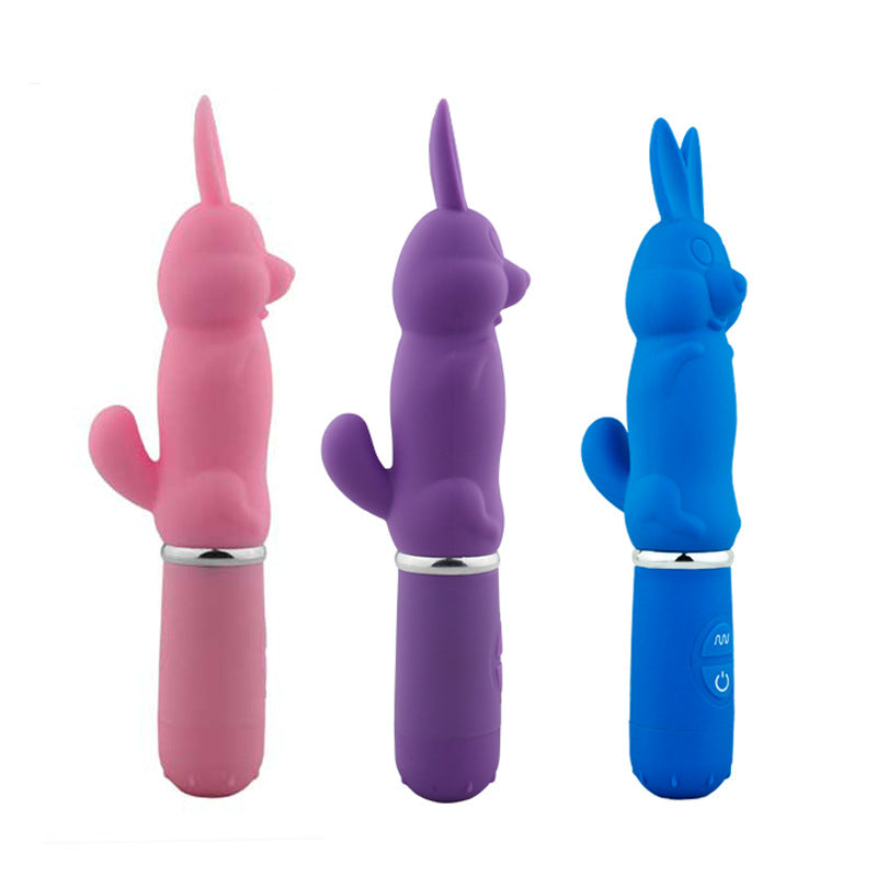 10 Speeds Silicone Rabbit Vibrator Dildo Masturbator Sex Toy