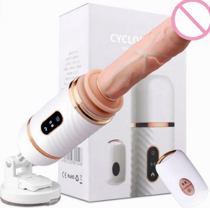 [HOT]Remote Control Heating Telescopic Automatic Sex Machine Adult Sex Products Big Dildo Vibrators Vibrator Sex Toys For Woman